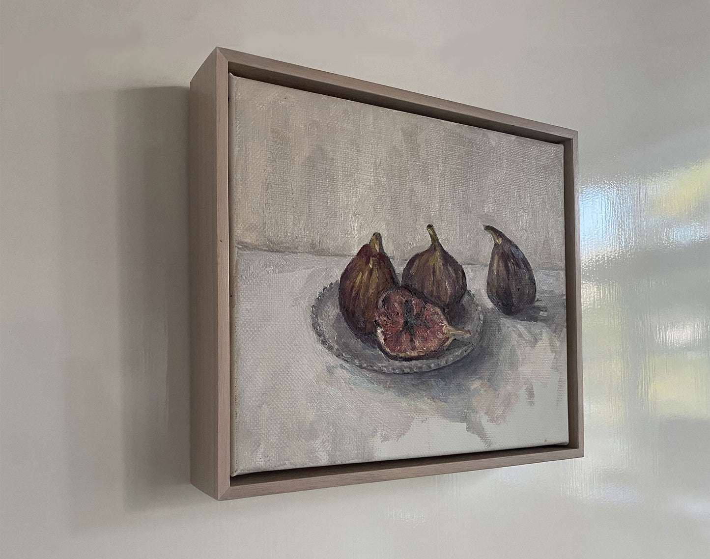 Fig on Ceramic Plate