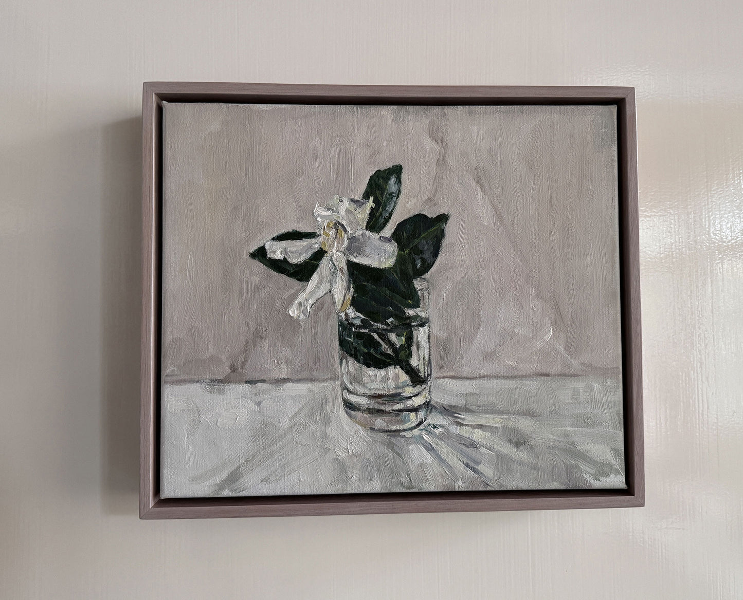 Gardenia in glass