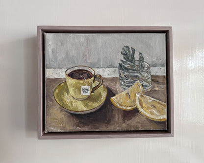 Tea cup with Lemons