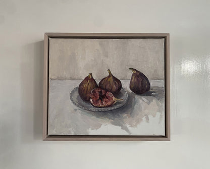 Fig on Ceramic Plate