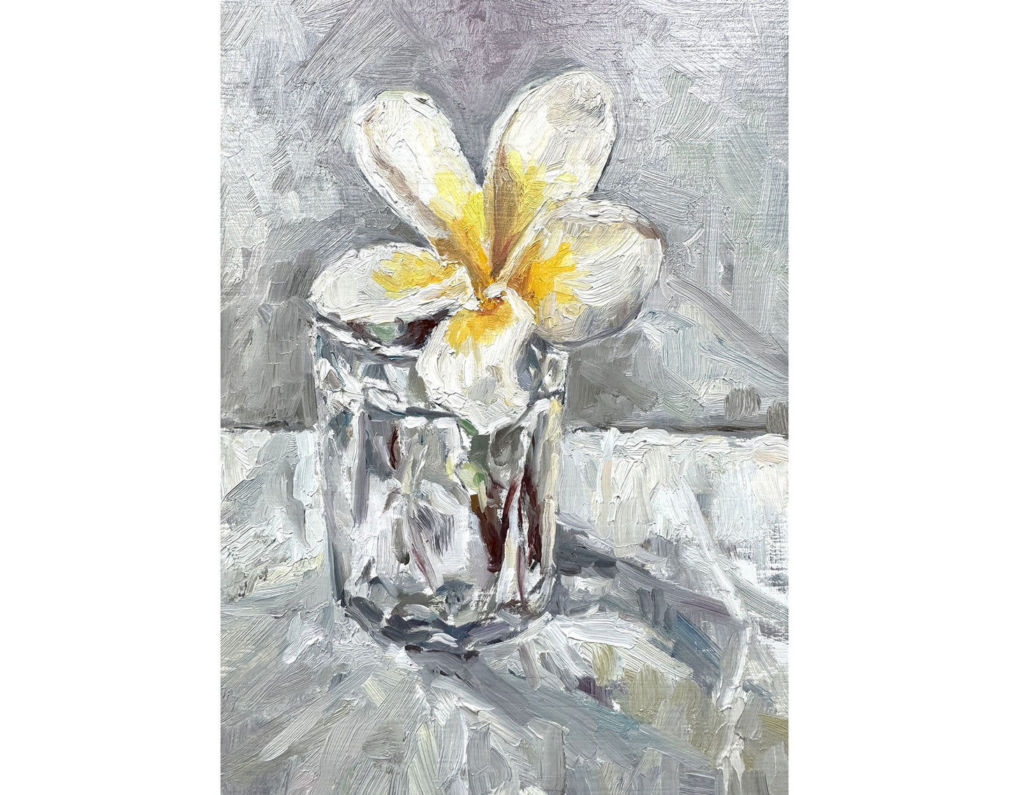 Frangipani in Glass