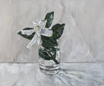 Gardenia in glass