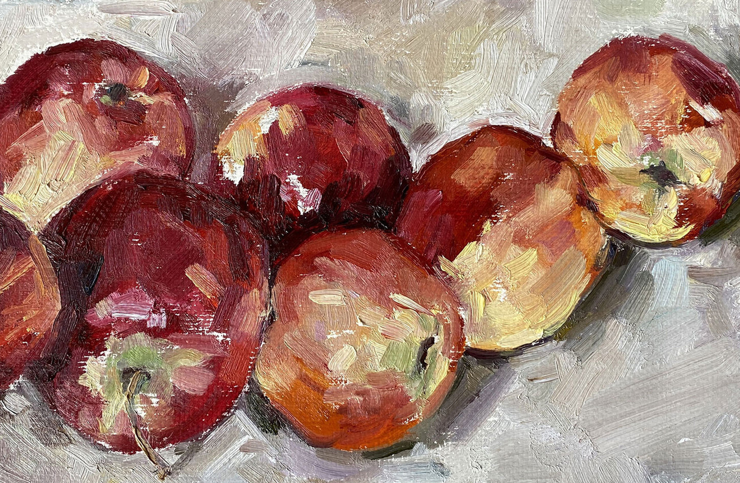 Apples (in the style of Cezanne)