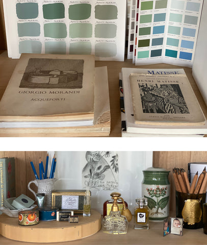 Collected inspiration materials