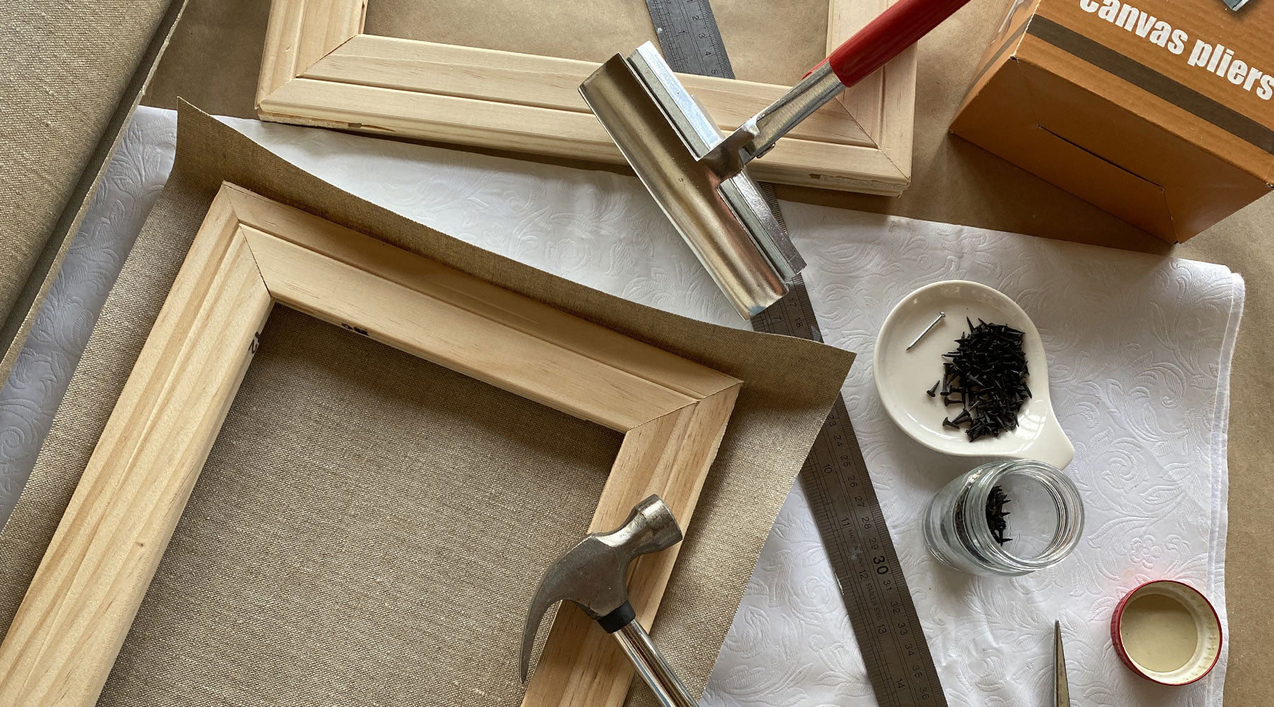 Canvas stretcher bars